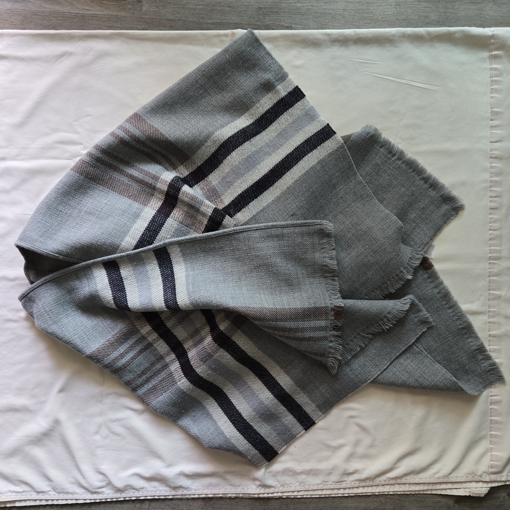 Two-way Big Plaid Stole